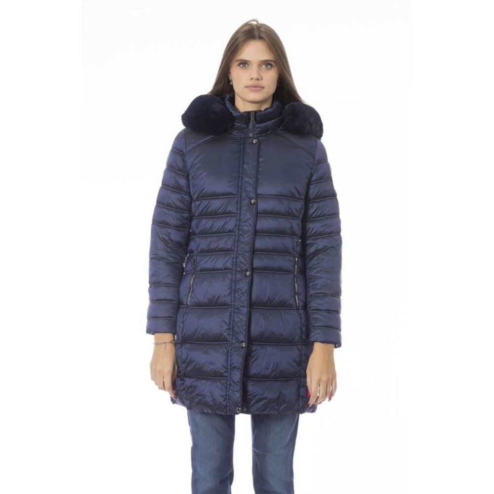 Baldinini Trend Light Blue Polyester Women Women's Jacket